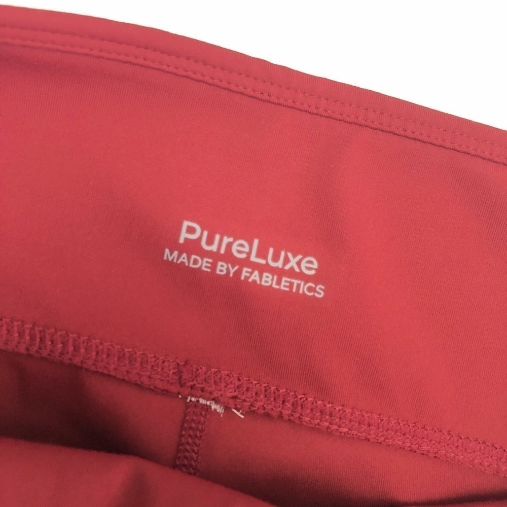 Fabletics Mid Rise Pureluxe Leggings Ruched 7/8 - Picture 7 of 10